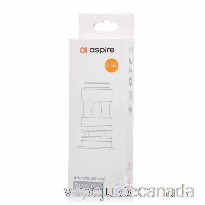 Vape Juice Aspire Atlantis SE Replacement Coils 0.3ohm Coils